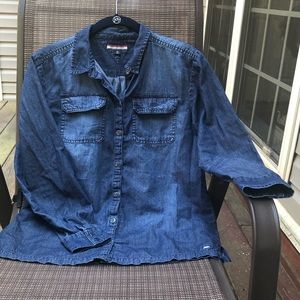 Girl’s Tommy Hilfiger Denim Shirt